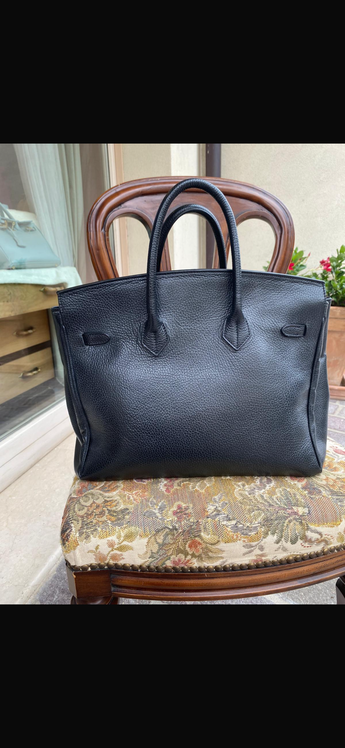 Borsa in Pelle Elisa Nera