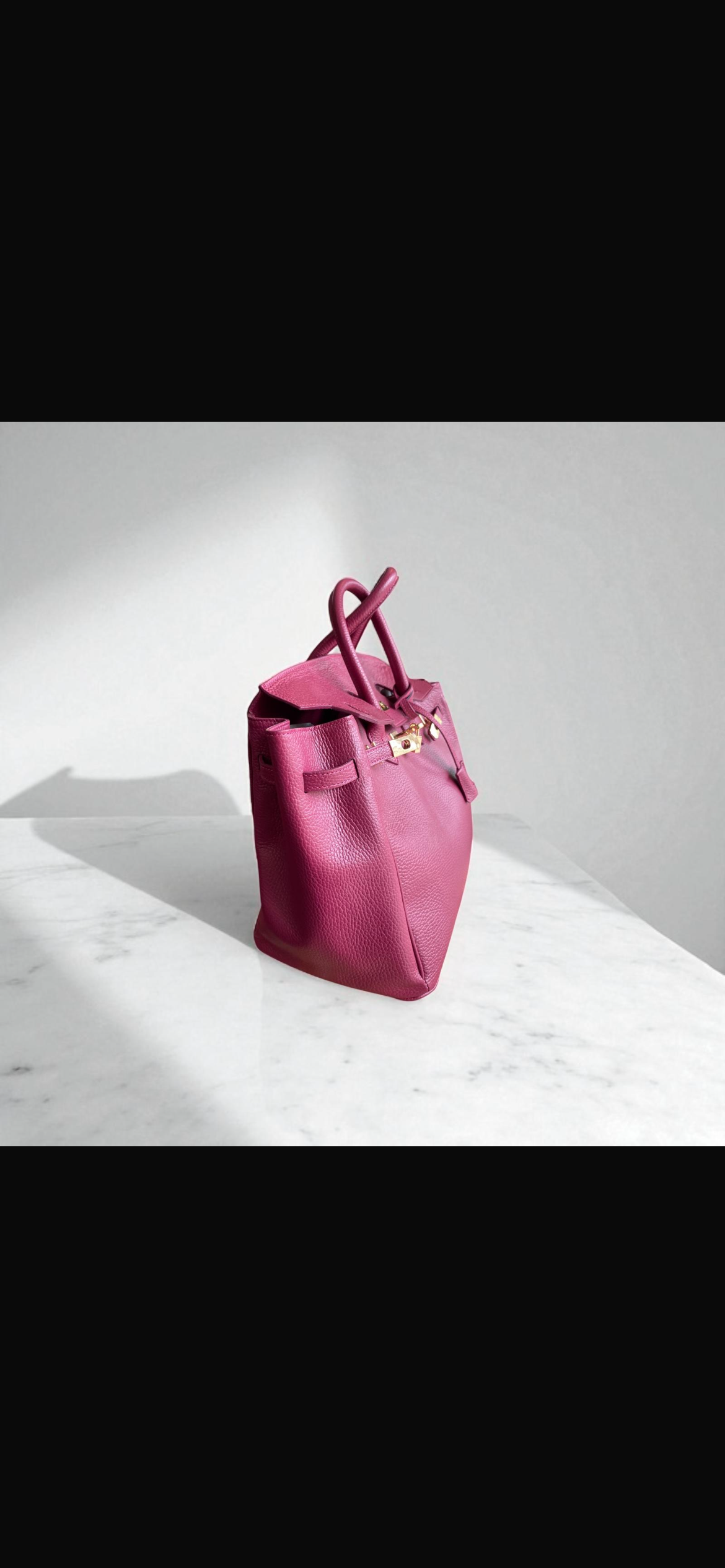 Borsa in Pelle Elisa Melanzana