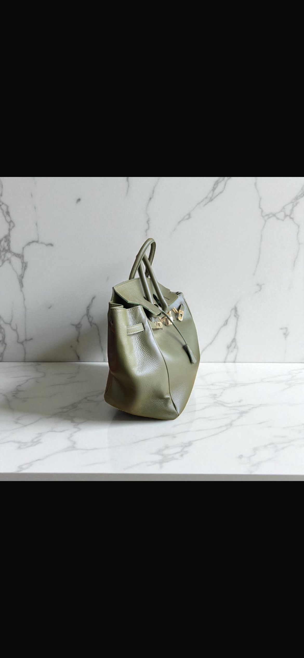 Borsa in Pelle Elisa Verde