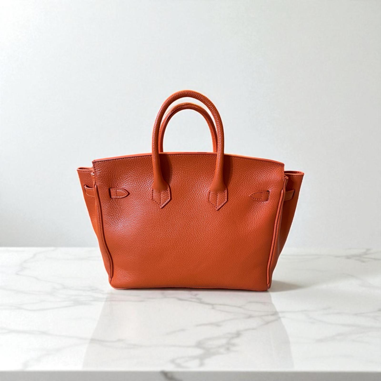 Borsa in Pelle Elisa Arancione