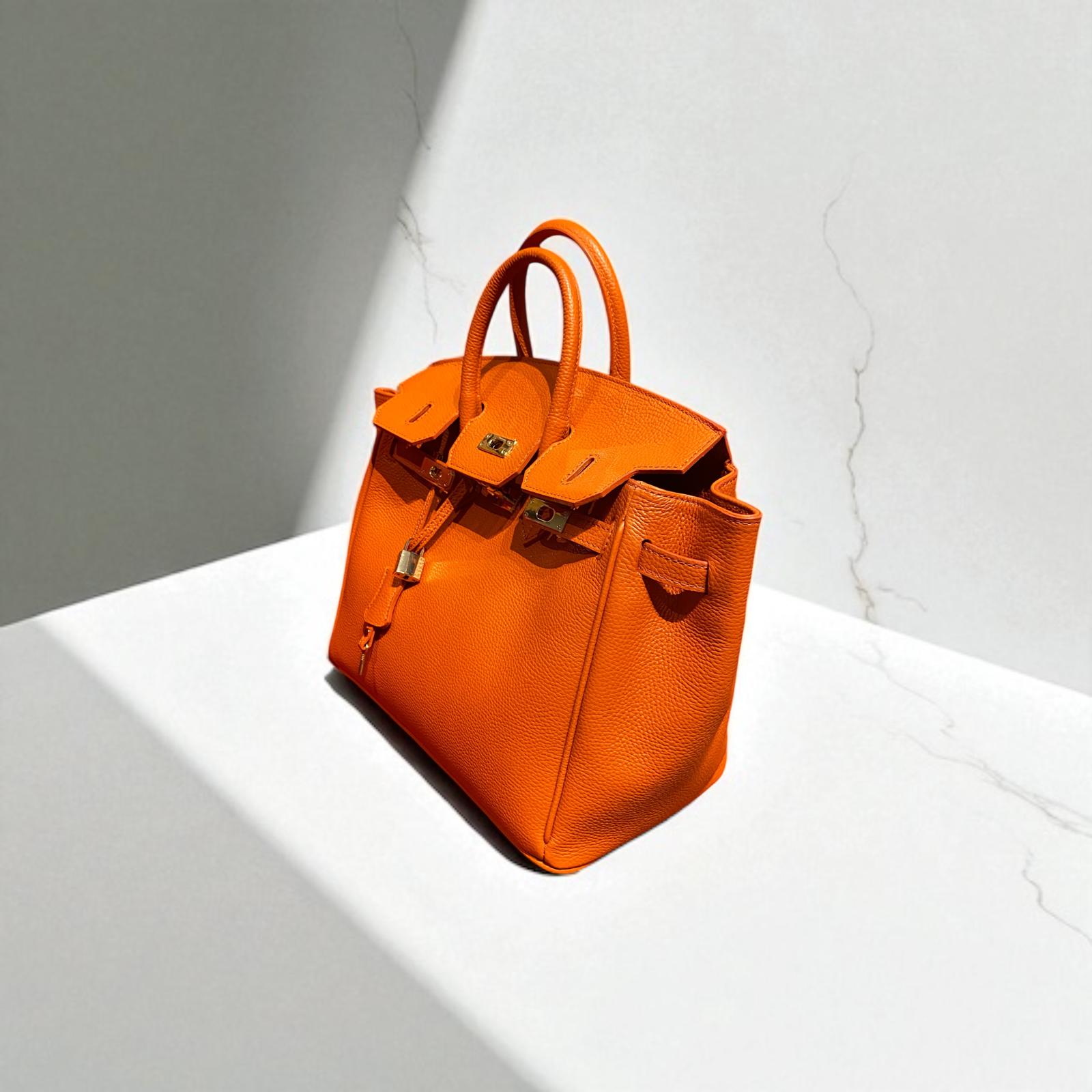 Borsa in Pelle Elisa Birken Cuoio