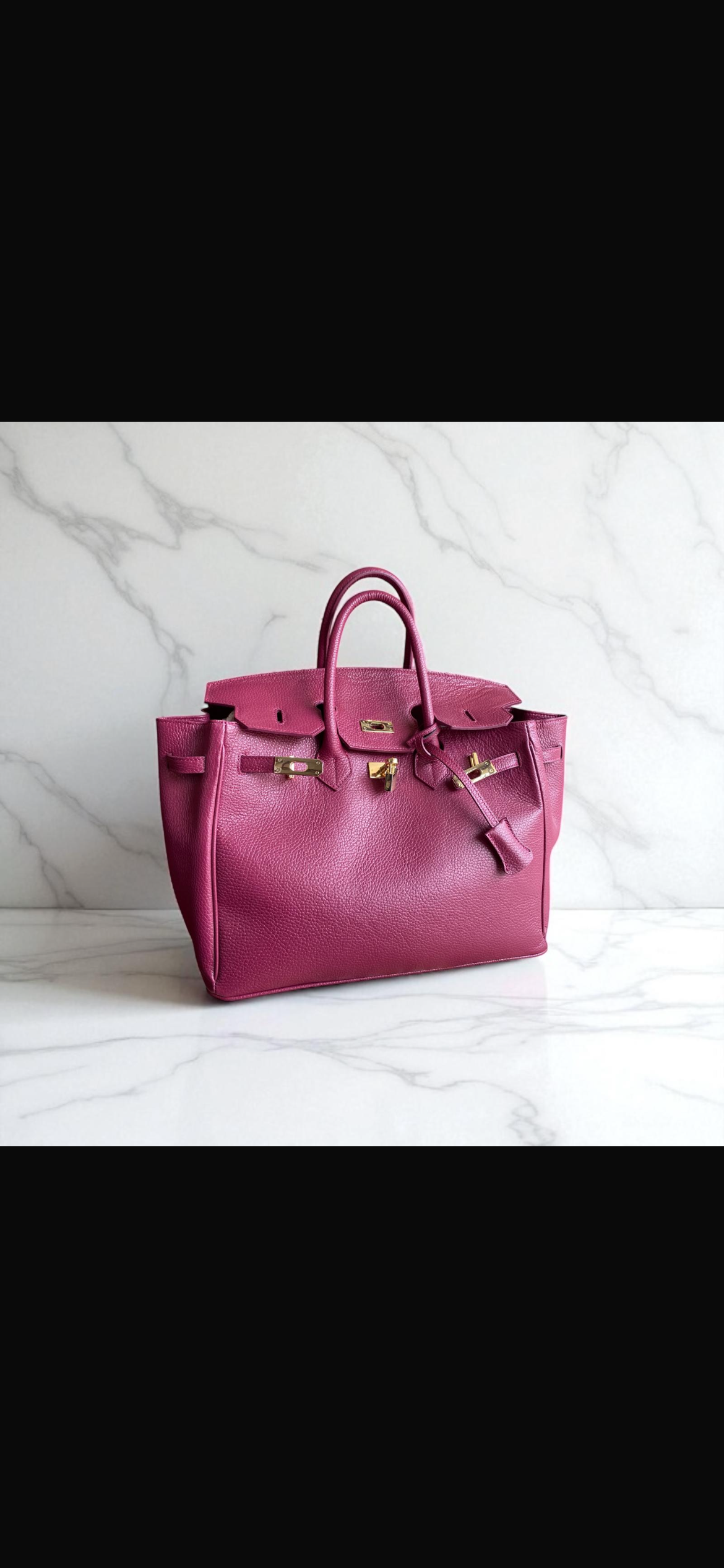 Borsa in Pelle Elisa Melanzana
